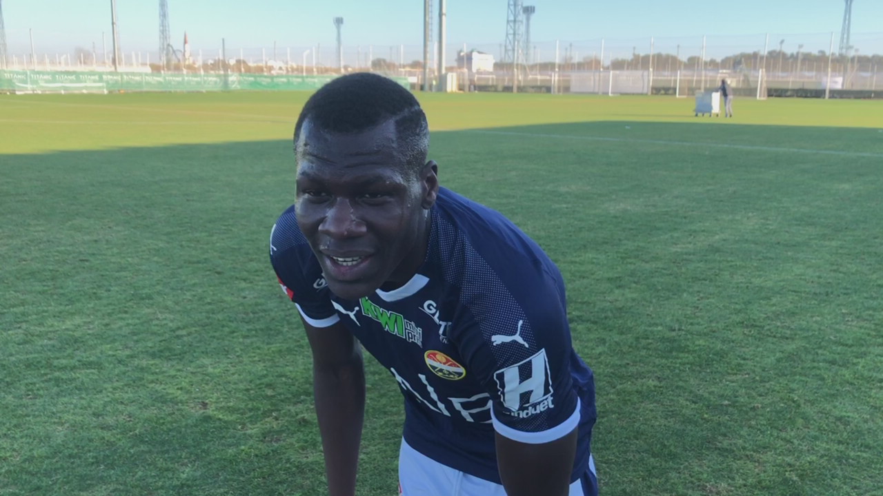 Moses etter første treningskamp